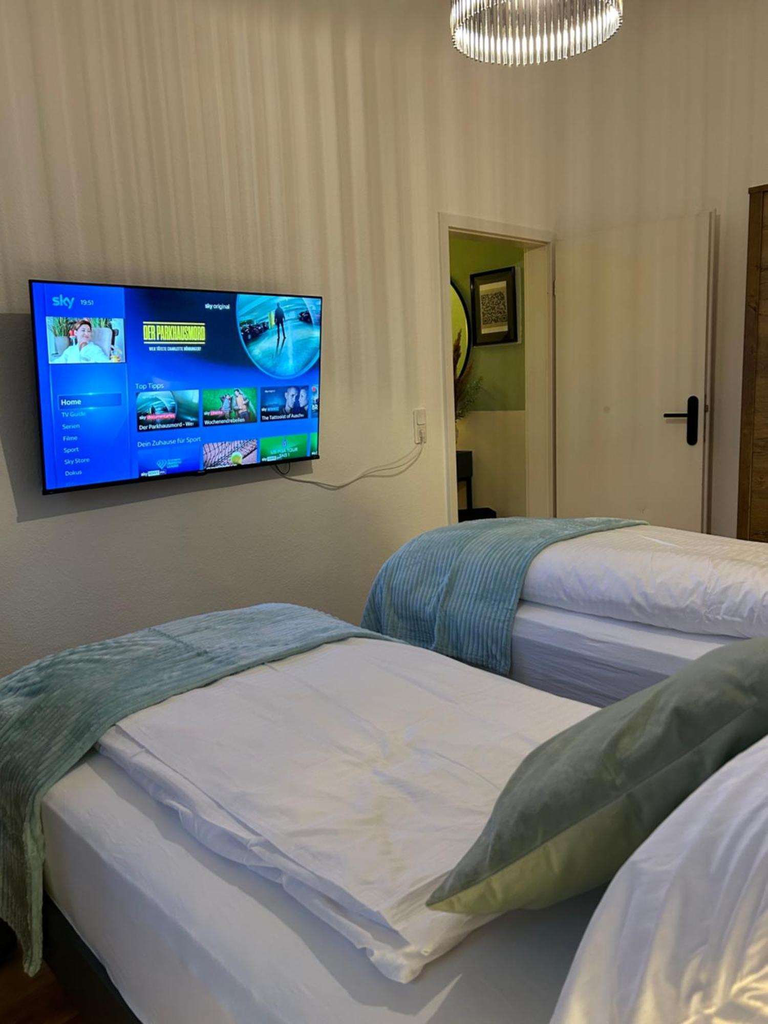 Mintara Komfort Apartment Mit Grill -Terrasse, Sky Und Parkplatz Magdeburg Oda fotoğraf
